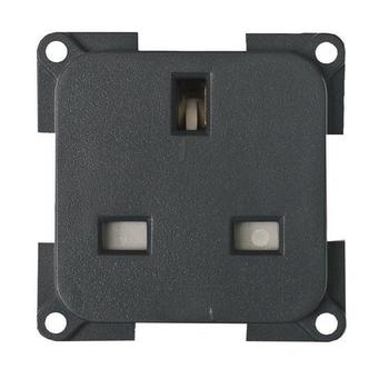 CBE 230V 3 Pin Socket - grey