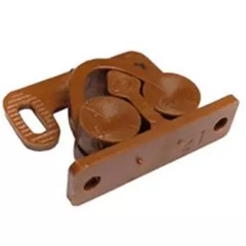 Double Roller Catch - brown