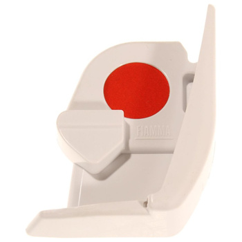 Fiamma F45Ti Left Hand Pelmet Cap - Polar White (98655-157)