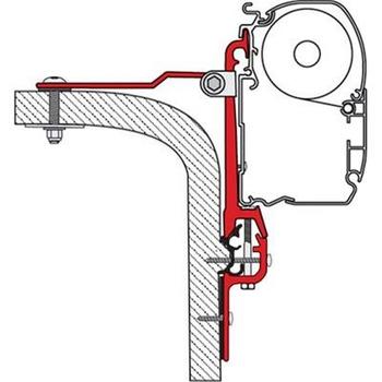 Fiamma fixing brackets for Eriba Caravan