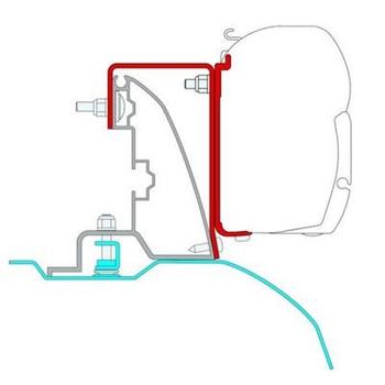 Fiamma Kit Ducato H2 Roof Rail