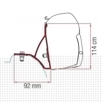 Fiamma Kit Trafic/Vivaro/NV300/Talento >14