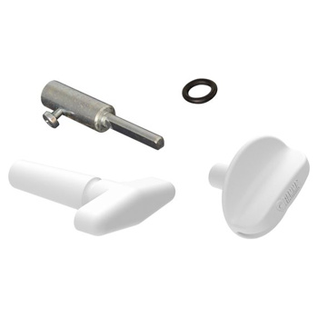 Fiamma White Knobs+Extension Kit Vent - White