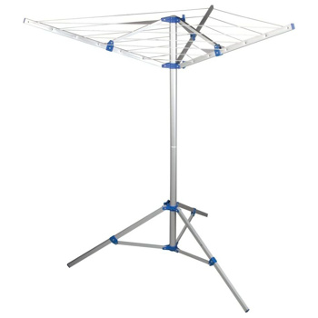 Fold Down Rotary Airer with Tri-pod and Carry Bag