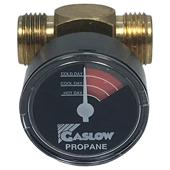 Gaslow Manual Changeover with Gas Gauge for Propane Cylinders