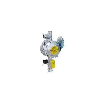 GOK  gas regulator 30 mbar, 8mm outlet bulkhead mounted.