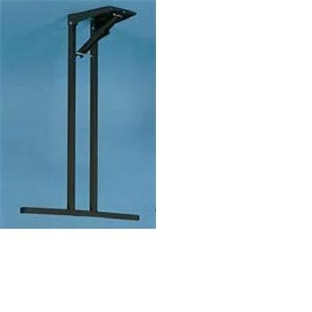 Free standing table leg - 660mm - silver sand