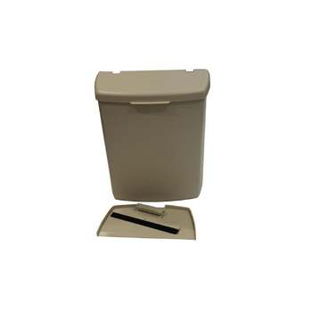 Hartal Door Bin Set, Basalt Grey 5 piece