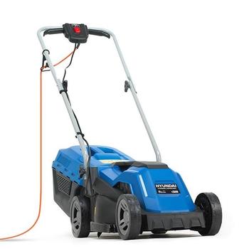 Hyundai HYM3300E Electric 1200W / 230V 33cm Rotary Rear Roller Lawnmower Hyundai HYM3300E Electric 1200W / 230V 33cm Rotary Rear Roller Lawnmower