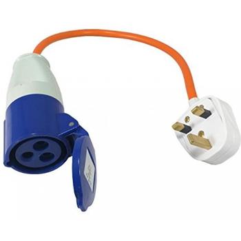 Mains Electric Hook-Up UK conversion lead