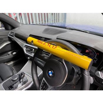 Milenco High Security Steering Wheel Lock + (Yellow with Pad and Bag) Milenco High Security Steering Wheel Lock + (Yellow with Pad and Bag)