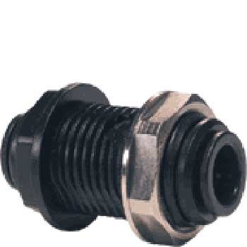 John Guest Bulkhead Connector 12mm push fit