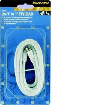 Maxview 2M 'F' to 'F' Flylead - Silver