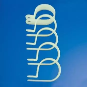 Pipe Clips White 1/2"