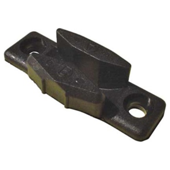 Polyplastic Narrow Black stay/catch lockplate (1 per pack)