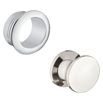Push Button & Rose Polished Chrome