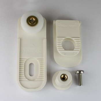 Remis shower doors- Bracket for curved cubicle door (adjustable)