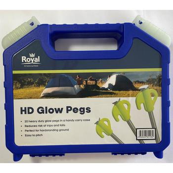 Royal Leisure H/D Glow Peg Case 7mm x 200mm (Box of 20)