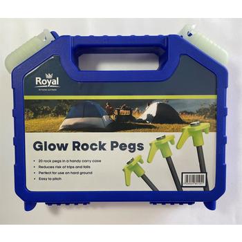 Royal Leisure Glow Rock Peg Case 7mm x 200mm (Box of 20) Royal Leisure Glow Rock Peg Case 7mm x 200mm (Box of 20)