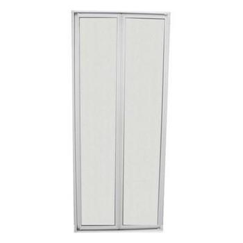 Shower bi-fold door and frame