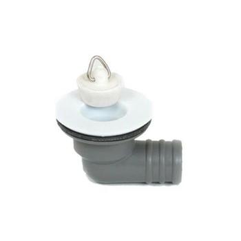 Sink waste angled 3/4" (7/8" plug)