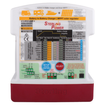 Sterling Battery to battery Charger + 350W Solar Charge Controller