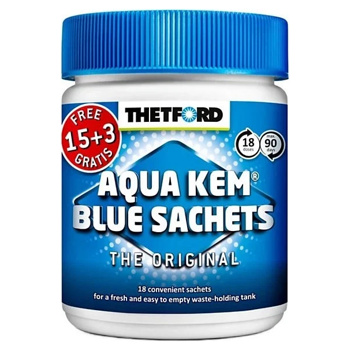 Thetford Aquakem Blue Sachets (Can of 15 + 3)