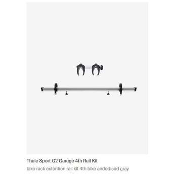 Thule Omni-Bike 4th rail for G2 Sport Garage rack