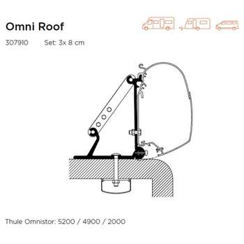 Thule Omnistor Universal Roof Adapter