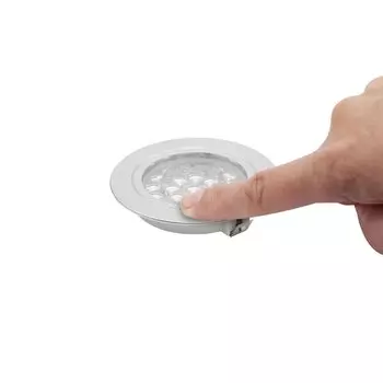 Vechline Corvus Mini 2w Downlight Brushed Nickel Touch