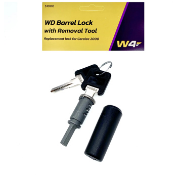 W4 WD Barrel Lock with Removal Tool