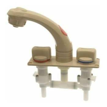 Whale Elegance Mixer Tap - Beige, short spout