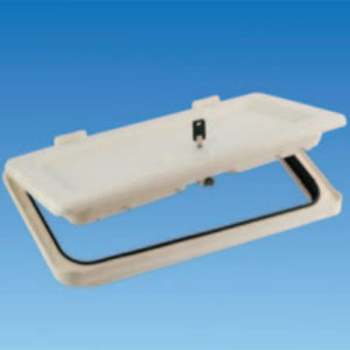 WHITE NBB Battery Box Door - FAWO Lock