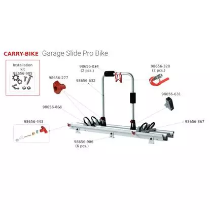 Fiamma bike rack spares hotsell