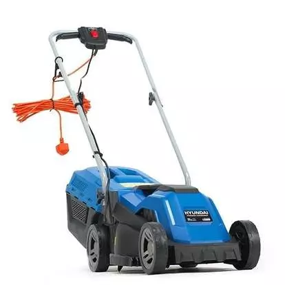 Hyundai HYM3300E Electric 1200W 230V 33cm Rotary Rear Roller Lawnmower Lawnmowers Leisureshopdirect