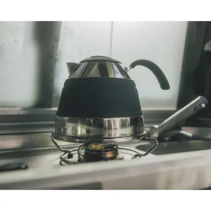 Outwell Kettle Collaps 1,5l Blue Stainless steel/Silicone TOP, 53,50