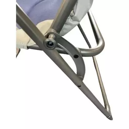 Royal Leisure Colonel Chair (Blue/Silver) Chairs Leisureshopdirect