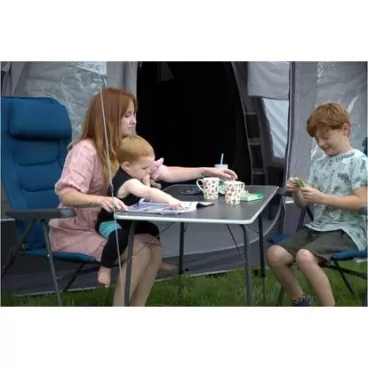 Vango Utopia II Air TC 500 Family Tent Cloud Grey Vango Code TEQTCUTOPC3Y177 Vango Tents Leisureshopdirect