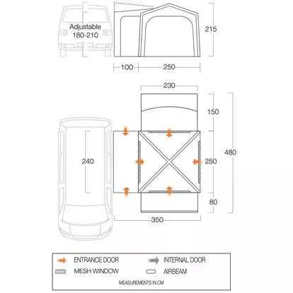 Vango Versos Air Low Layout