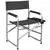 Isabella Directors Chair - Dark Grey with side table