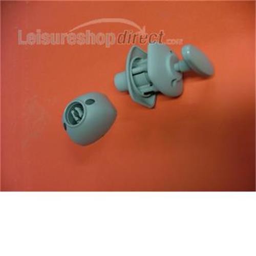 Door retainer grey - pull lever image 1