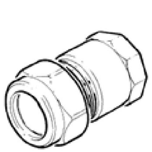 8 mm x 1/4" straight adaptor, comp x female, general chandlery, marine accessories