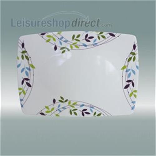 Spring Leaf Melamine Serving Platter 14" Rectangular image 1