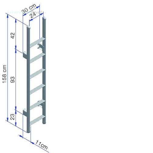 Omni-Ladder Delux Single with 6 steps image 2