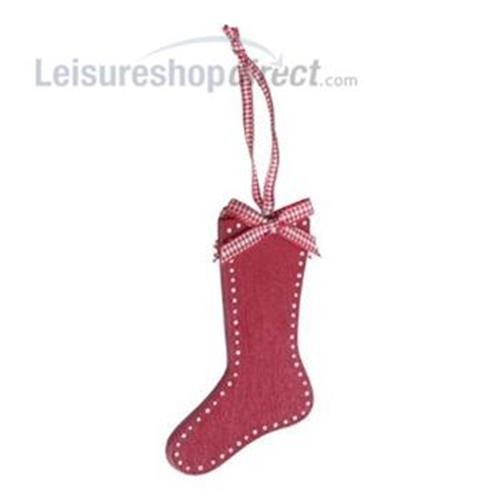 Christmas Stocking - Wood - Scandispot image 1