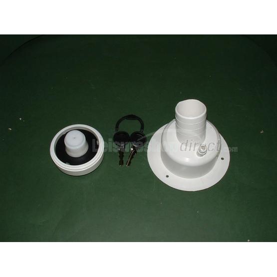 Water filler complete with housing - white image 2