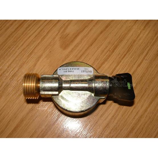 21mm clip on adaptor for Calor 7kg and 15kg cylinders image 1