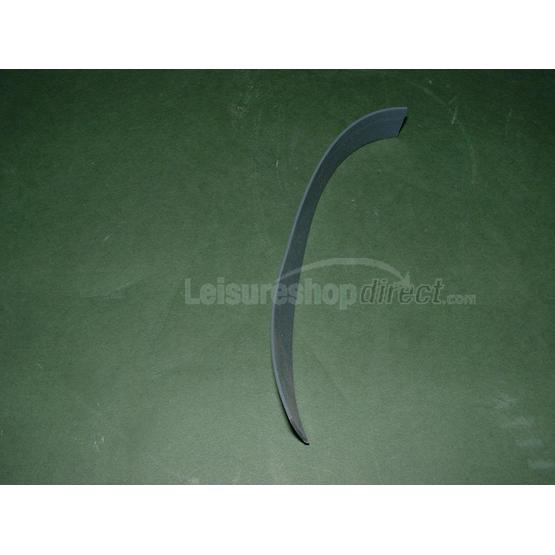 Plastic insert 23mm grey for opening window rubber image 1