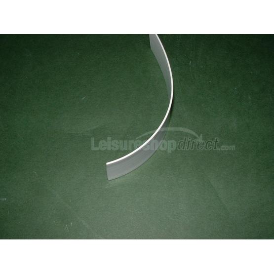 Plastic insert 25mm white for opening window rubber image 2