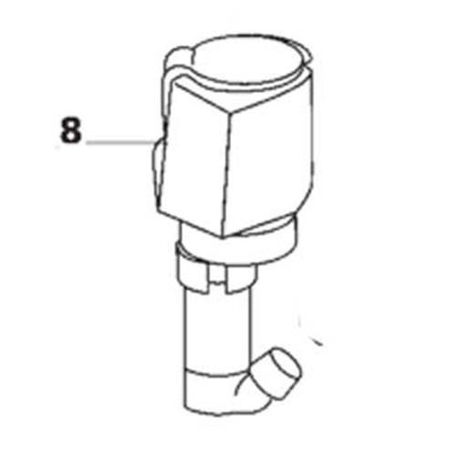 Pump Housing for Thetford Porta Potti 465 - Granite image 1
